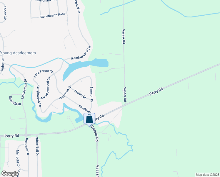 map of restaurants, bars, coffee shops, grocery stores, and more near in Grand Blanc