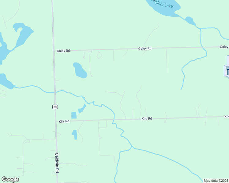 map of restaurants, bars, coffee shops, grocery stores, and more near 1437 Rillview Court in Metamora