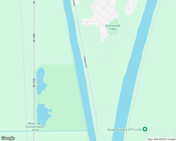 map of restaurants, bars, coffee shops, grocery stores, and more near 216 Kingsway in Welland