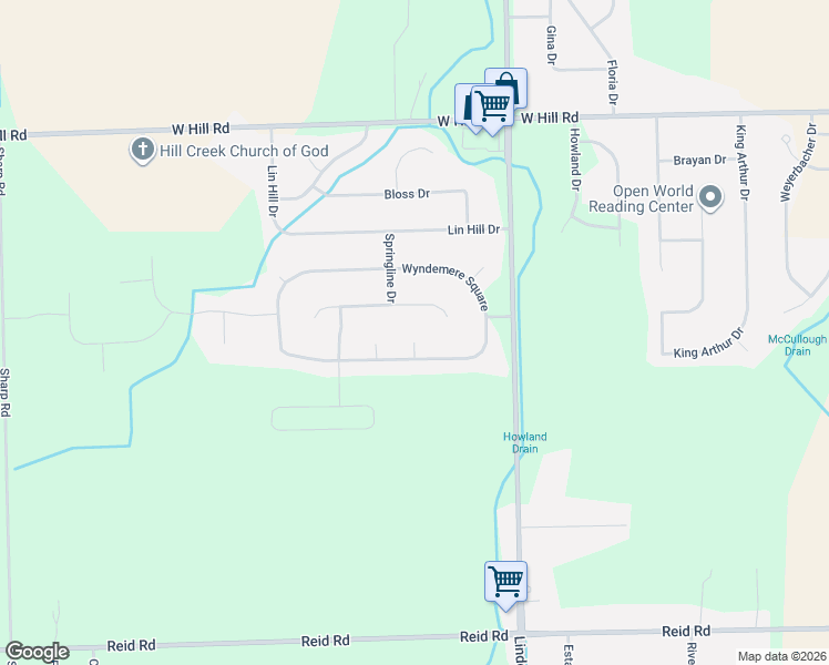 map of restaurants, bars, coffee shops, grocery stores, and more near 5425 Majestic Court in Swartz Creek