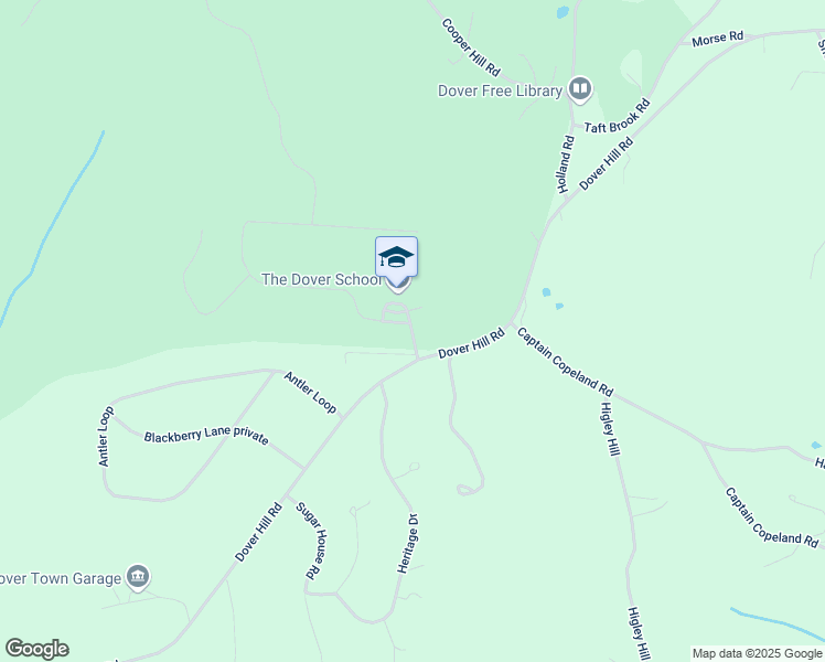 map of restaurants, bars, coffee shops, grocery stores, and more near Schoolhouse Road in Dover