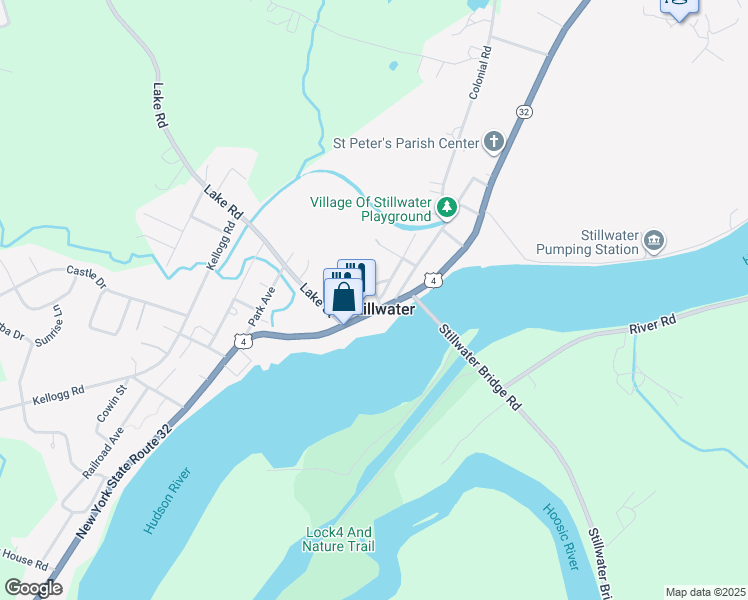 map of restaurants, bars, coffee shops, grocery stores, and more near in Stillwater