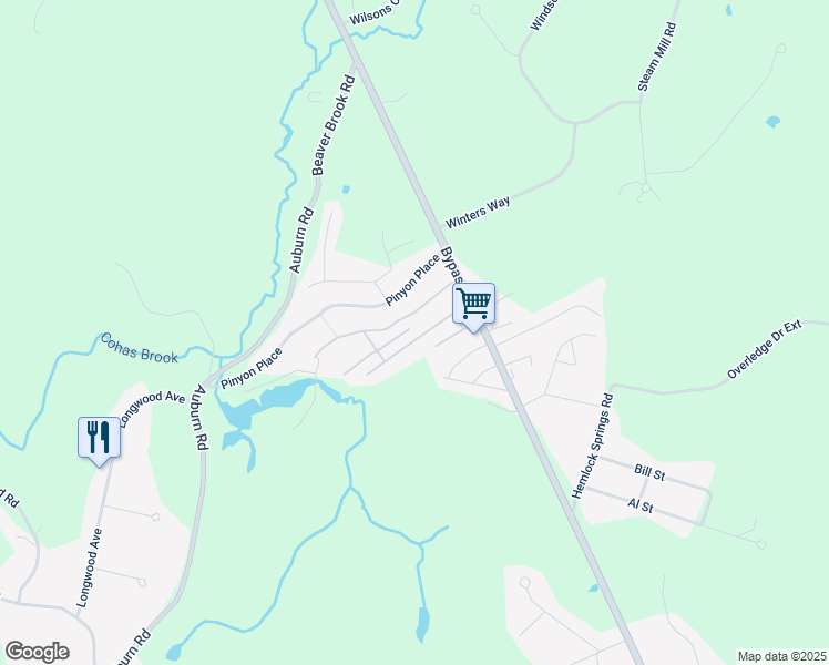 map of restaurants, bars, coffee shops, grocery stores, and more near 26 Conifer Place in Londonderry