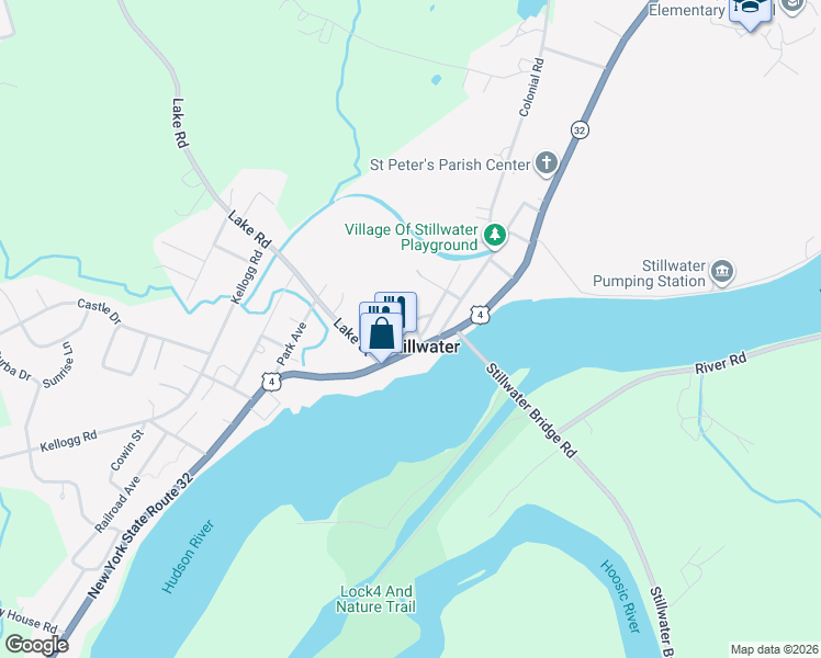 map of restaurants, bars, coffee shops, grocery stores, and more near in Stillwater