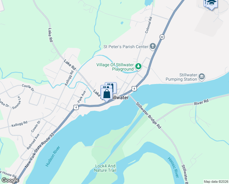 map of restaurants, bars, coffee shops, grocery stores, and more near in Stillwater
