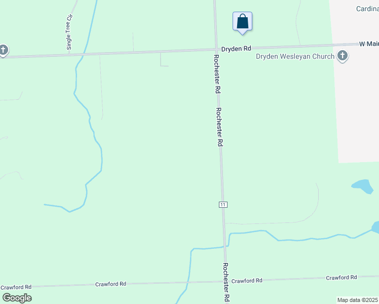 map of restaurants, bars, coffee shops, grocery stores, and more near 4254 Rochester Road in Dryden