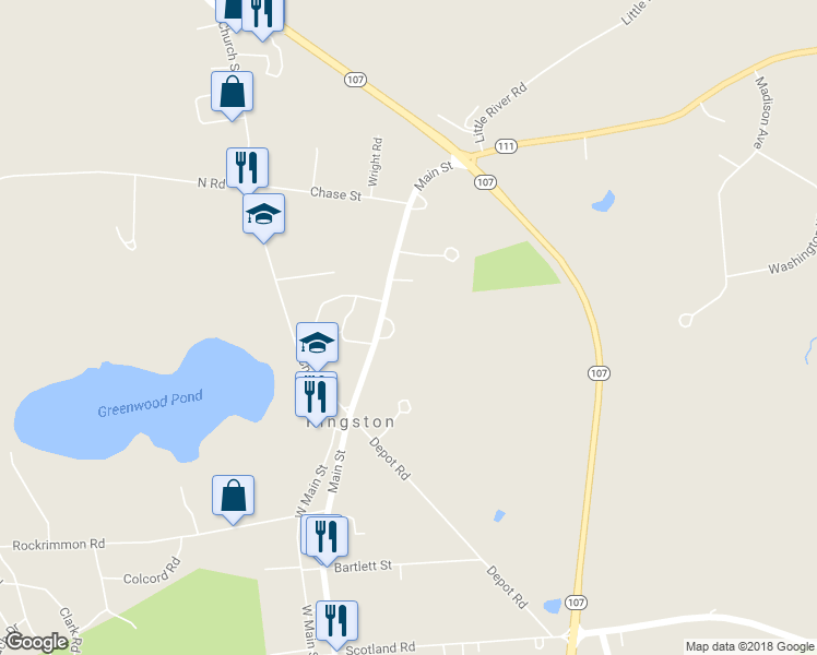 map of restaurants, bars, coffee shops, grocery stores, and more near 179 Main Street in Kingston