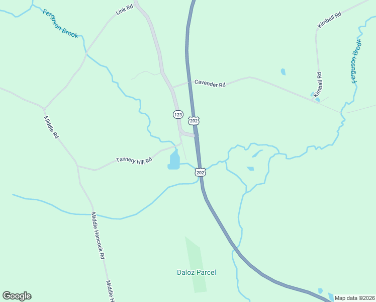 map of restaurants, bars, coffee shops, grocery stores, and more near Tannery Hill Road in Hancock