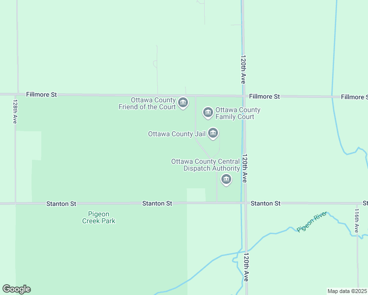 map of restaurants, bars, coffee shops, grocery stores, and more near 12220 Fillmore Street in West Olive
