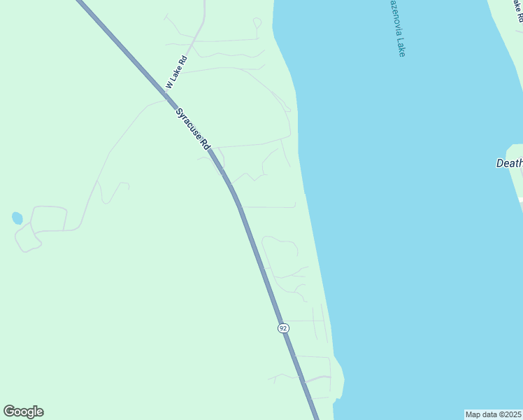 map of restaurants, bars, coffee shops, grocery stores, and more near 2031 Sunset Lane in Cazenovia