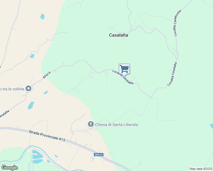 map of restaurants, bars, coffee shops, grocery stores, and more near 56 Strada per il Puglia in Provincia di Perugia