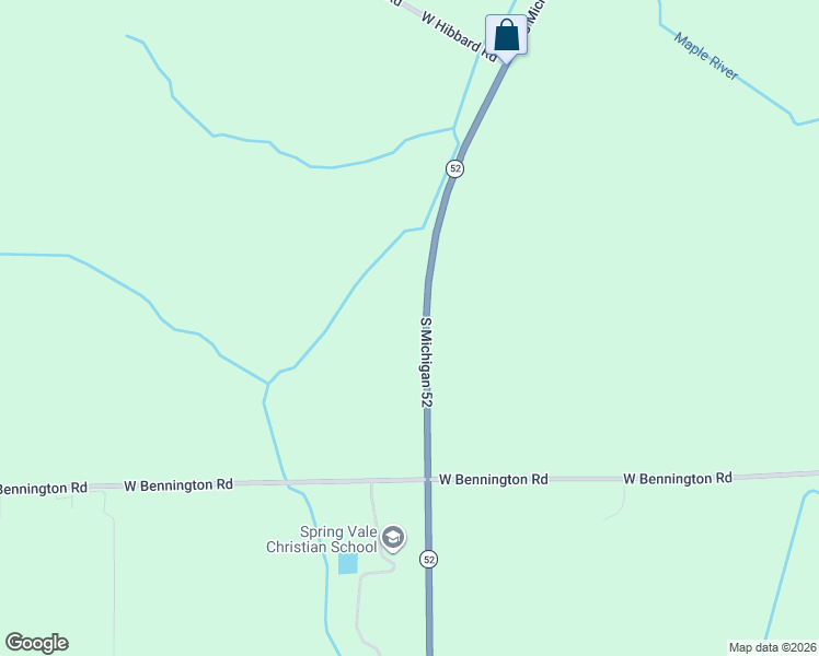 map of restaurants, bars, coffee shops, grocery stores, and more near 3780 South Michigan 52 in Owosso
