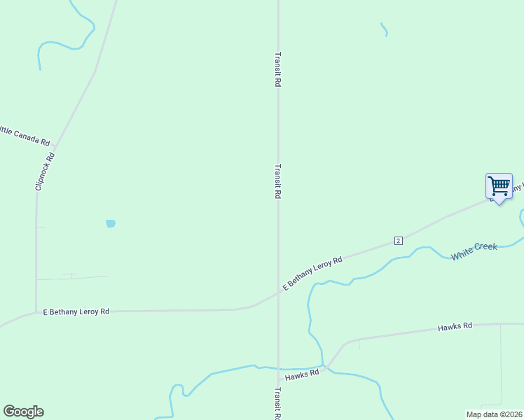 map of restaurants, bars, coffee shops, grocery stores, and more near 9754 Transit Road in Stafford