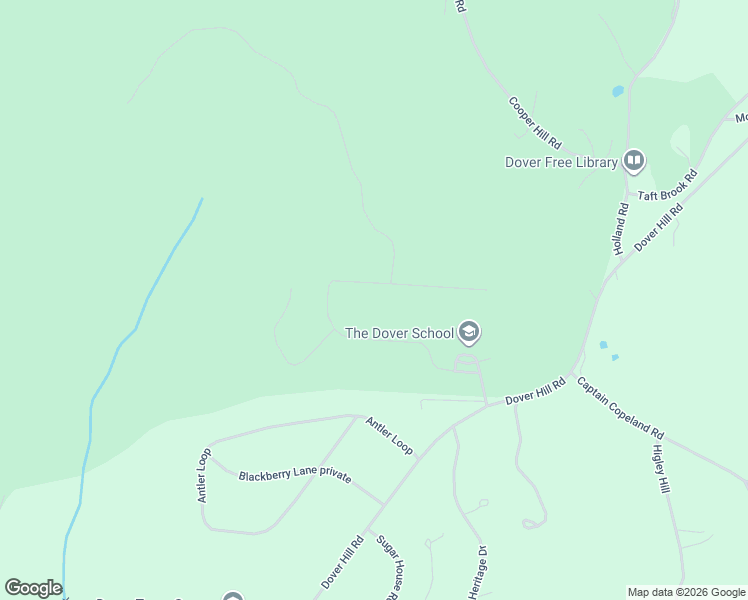 map of restaurants, bars, coffee shops, grocery stores, and more near 67 Woodsman Road in Dover