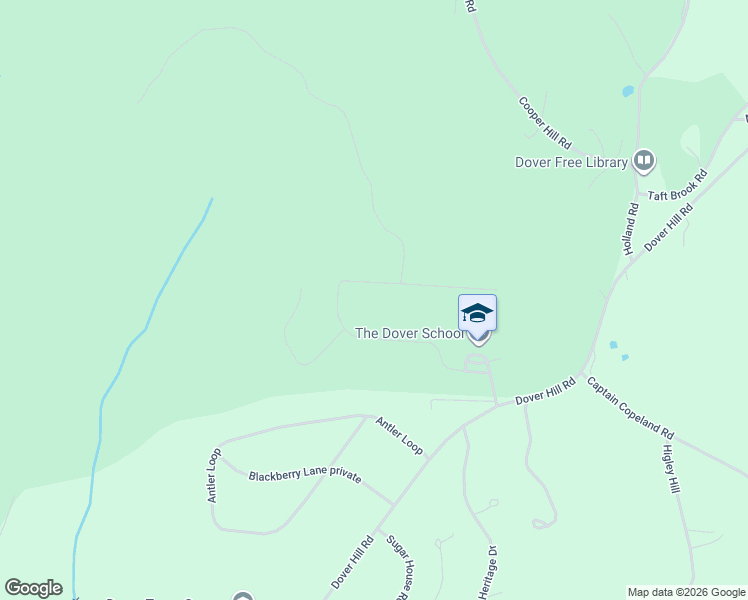 map of restaurants, bars, coffee shops, grocery stores, and more near 67 Woodsman Road in Dover