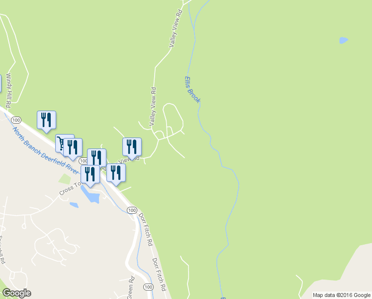 map of restaurants, bars, coffee shops, grocery stores, and more near 7 Summit Meadows Lane in Dover