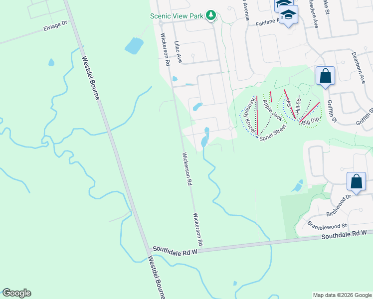 map of restaurants, bars, coffee shops, grocery stores, and more near 2394 Wickerson Road in London
