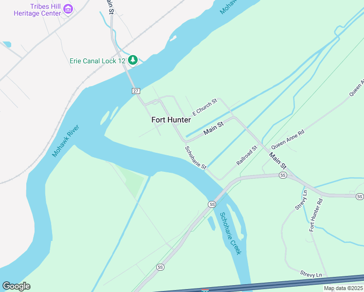 map of restaurants, bars, coffee shops, grocery stores, and more near in Fort Hunter