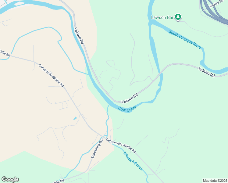 map of restaurants, bars, coffee shops, grocery stores, and more near 119 Winter Green Drive in Riddle