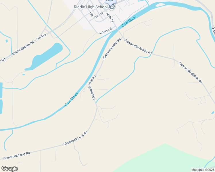 map of restaurants, bars, coffee shops, grocery stores, and more near 238 Ball Lane in Riddle