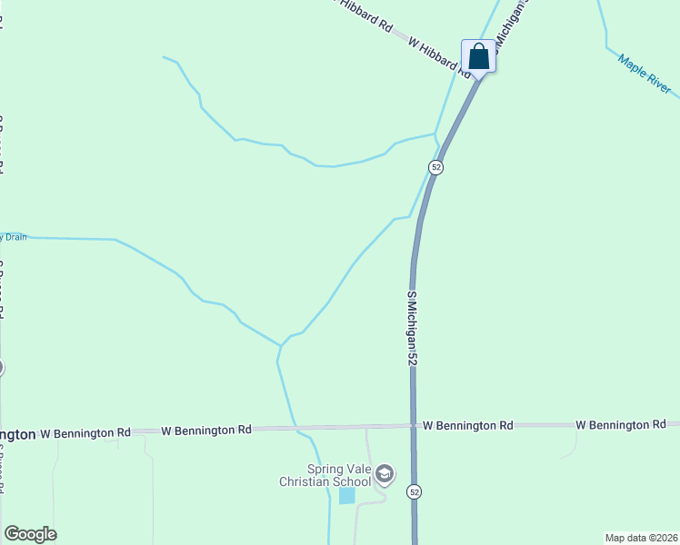 map of restaurants, bars, coffee shops, grocery stores, and more near 3780 South Michigan 52 in Owosso