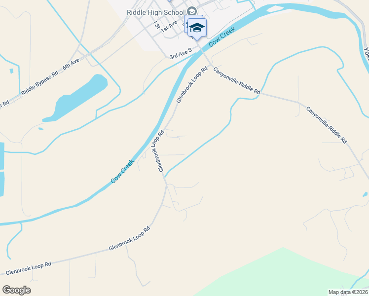 map of restaurants, bars, coffee shops, grocery stores, and more near 238 Ball Lane in Riddle