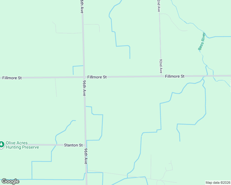 map of restaurants, bars, coffee shops, grocery stores, and more near 9350 Fillmore Street in Zeeland