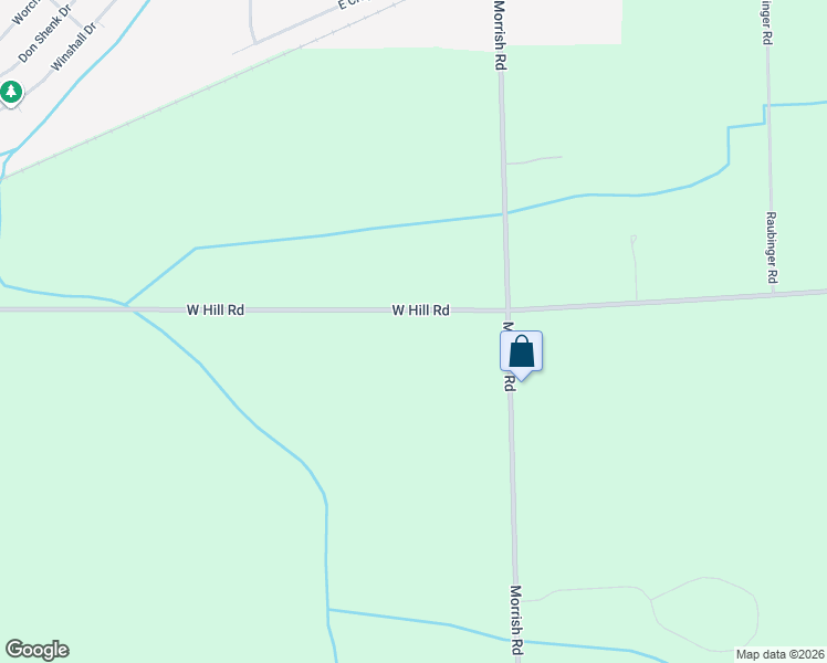 map of restaurants, bars, coffee shops, grocery stores, and more near 8099 Hill Road in Swartz Creek