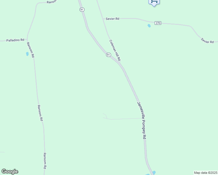 map of restaurants, bars, coffee shops, grocery stores, and more near 3499 New York 91 in Jamesville