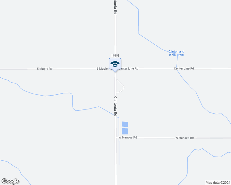 map of restaurants, bars, coffee shops, grocery stores, and more near 5239 South Clintonia Road in Westphalia