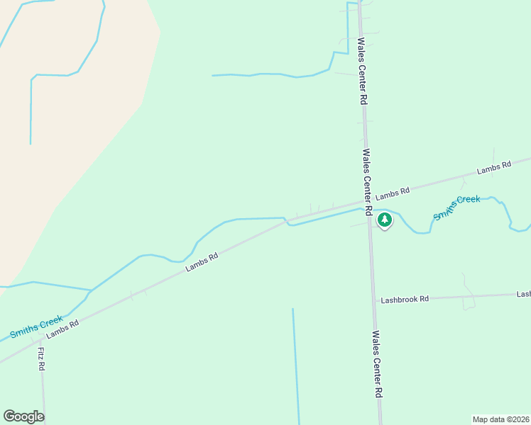 map of restaurants, bars, coffee shops, grocery stores, and more near 9040 Lambs Road in Goodells