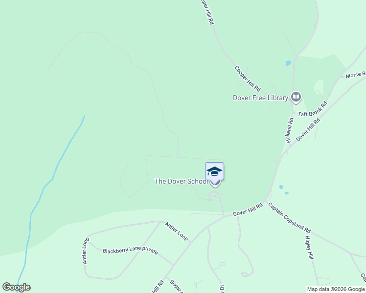 map of restaurants, bars, coffee shops, grocery stores, and more near 67 Woodsman Road in Dover