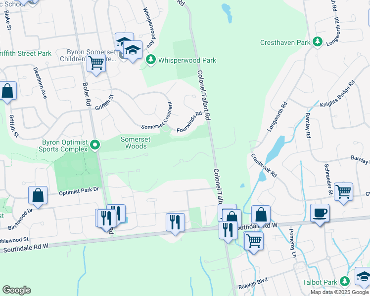 map of restaurants, bars, coffee shops, grocery stores, and more near 7 Old Oak Lane in London