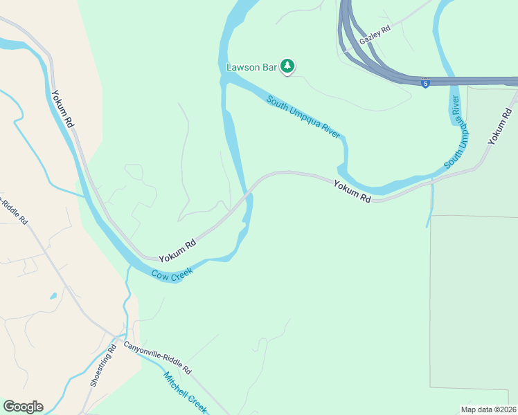 map of restaurants, bars, coffee shops, grocery stores, and more near 1138 Yokum Road in Riddle