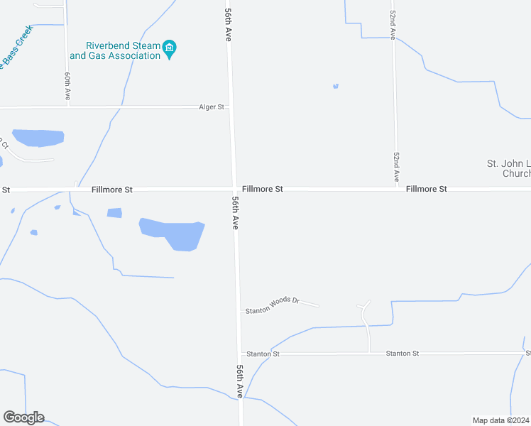map of restaurants, bars, coffee shops, grocery stores, and more near 5526 Fillmore Street in Ottawa County