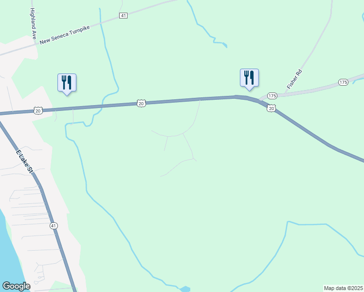 map of restaurants, bars, coffee shops, grocery stores, and more near 3542 Lost Hollow Rd in Skaneateles
