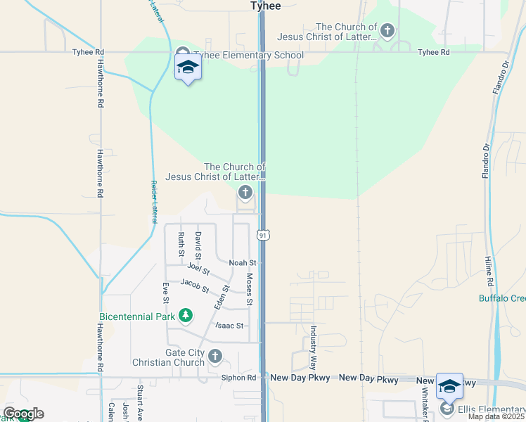 map of restaurants, bars, coffee shops, grocery stores, and more near 4145 North Yellowstone Highway in Pocatello
