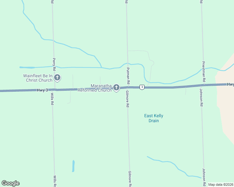 map of restaurants, bars, coffee shops, grocery stores, and more near 42817 Ontario 3 in Wainfleet