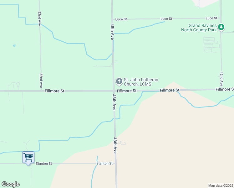 map of restaurants, bars, coffee shops, grocery stores, and more near 9621 48th Avenue in Allendale Charter Township