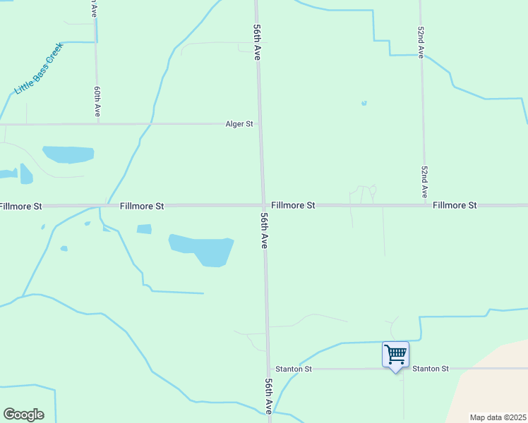 map of restaurants, bars, coffee shops, grocery stores, and more near 9584 56th Avenue in Hudsonville