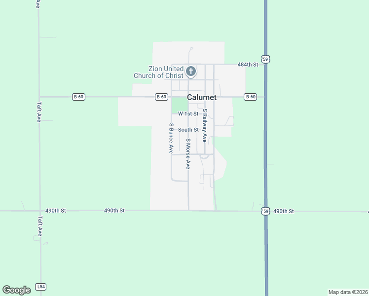 map of restaurants, bars, coffee shops, grocery stores, and more near 313 South Morse Avenue in Calumet