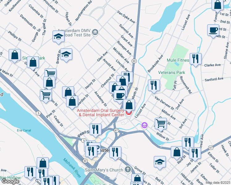 map of restaurants, bars, coffee shops, grocery stores, and more near 20 Storrie Street in Amsterdam