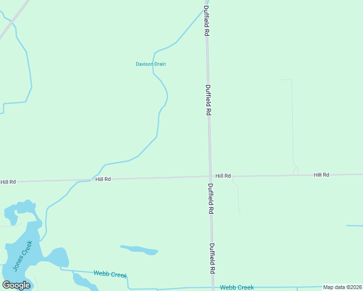 map of restaurants, bars, coffee shops, grocery stores, and more near 5468 Duffield Road in Swartz Creek