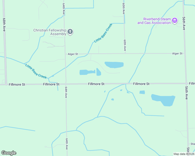 map of restaurants, bars, coffee shops, grocery stores, and more near 6189 Fillmore Street in Allendale Charter Township