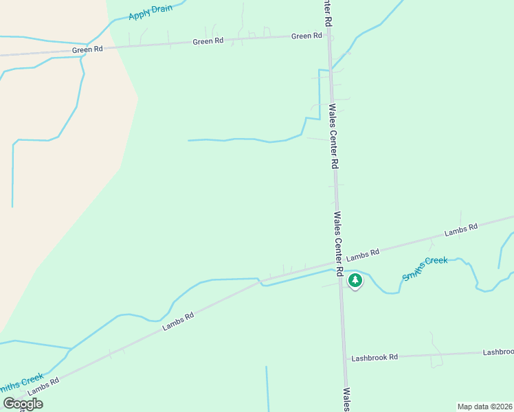 map of restaurants, bars, coffee shops, grocery stores, and more near 9040 Lambs Road in Goodells