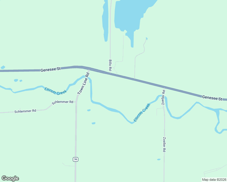 map of restaurants, bars, coffee shops, grocery stores, and more near 11141 Genesee Street in Alden