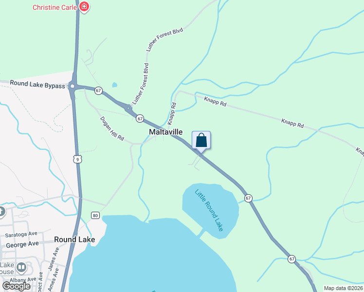 map of restaurants, bars, coffee shops, grocery stores, and more near 536 New York 67 in Mechanicville