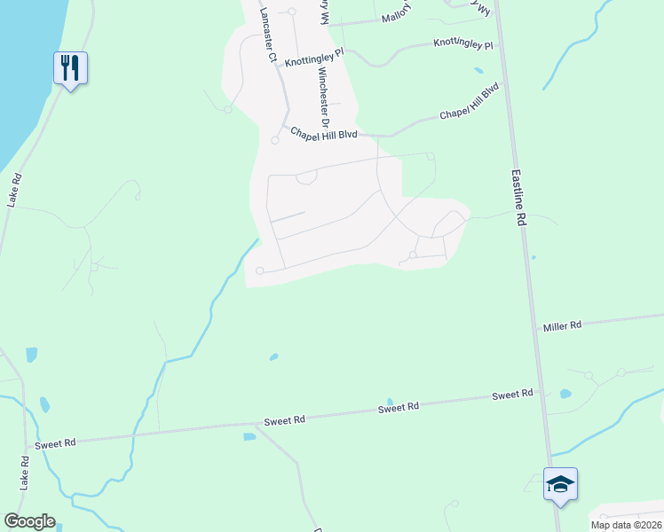 map of restaurants, bars, coffee shops, grocery stores, and more near 17 Stablegate Drive in Ballston