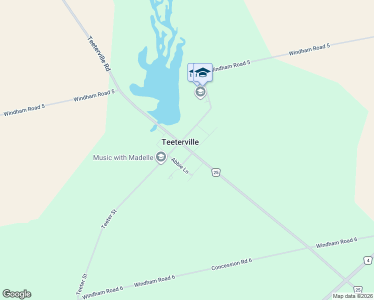 map of restaurants, bars, coffee shops, grocery stores, and more near 3795 Teeterville Road in Teeterville