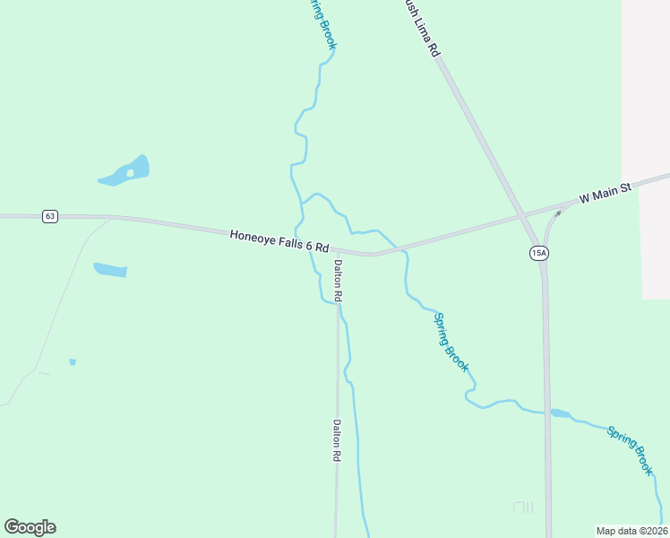 map of restaurants, bars, coffee shops, grocery stores, and more near 1022 Dalton Rd in Honeoye Falls